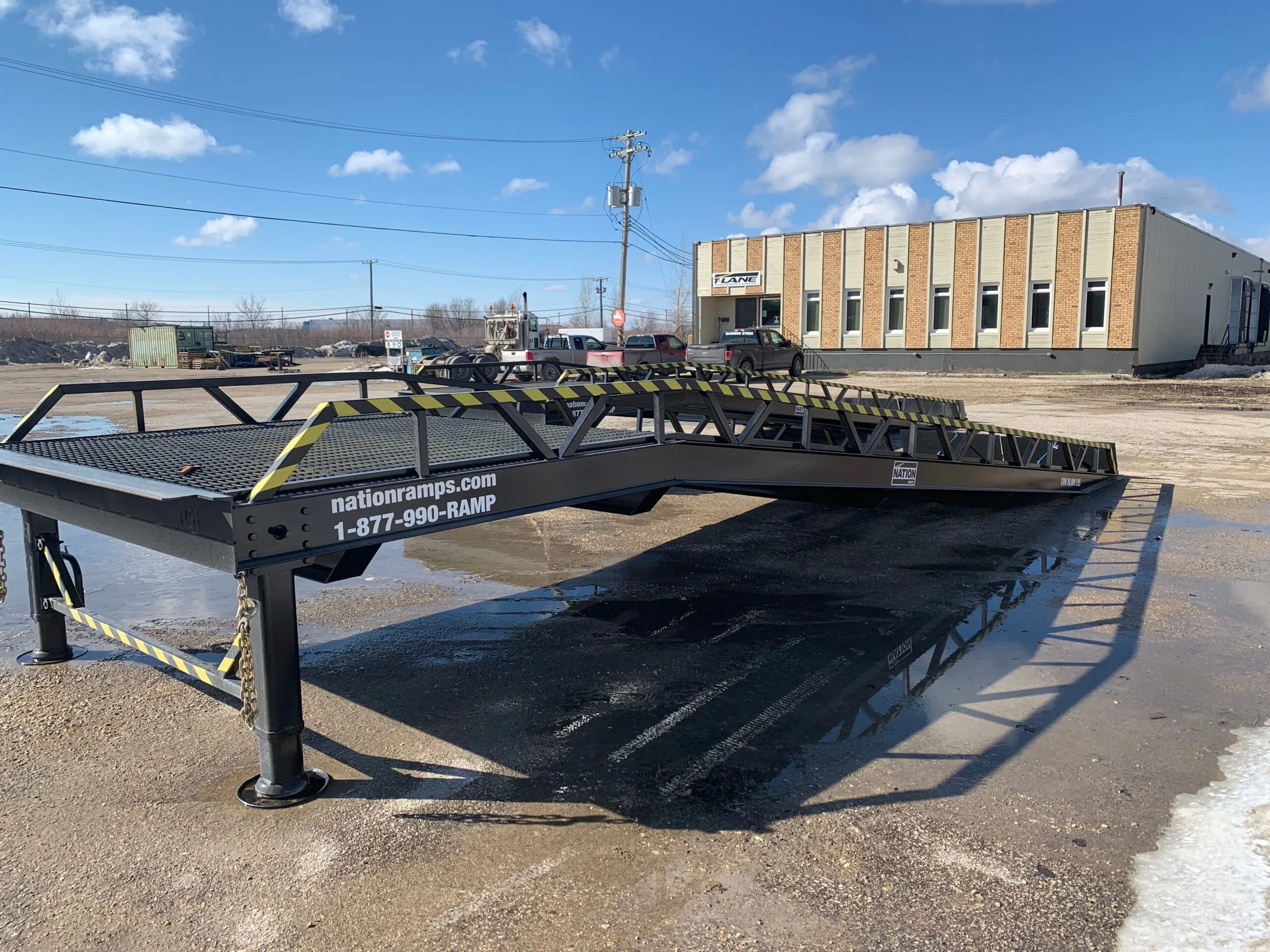 Portable Loading Ramp For Semis