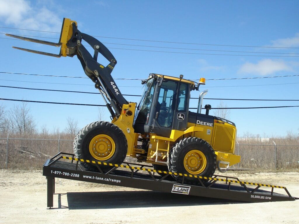 equipment loading ramp
