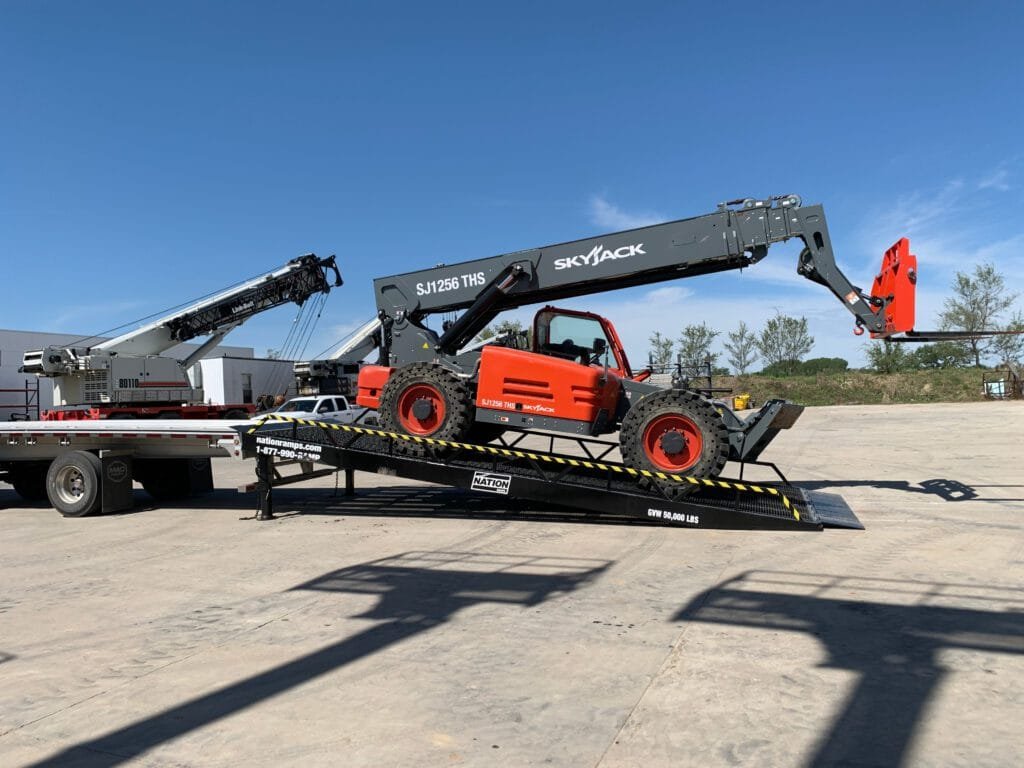 equipment loading ramp