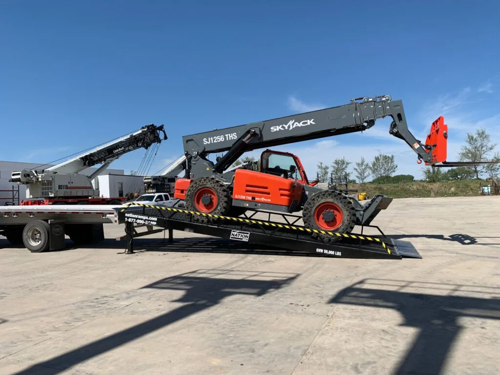 equipment loading ramp